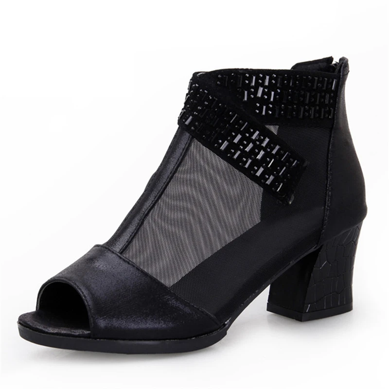 Женские кружевные прозрачные туфли для латинских танцев танго женские