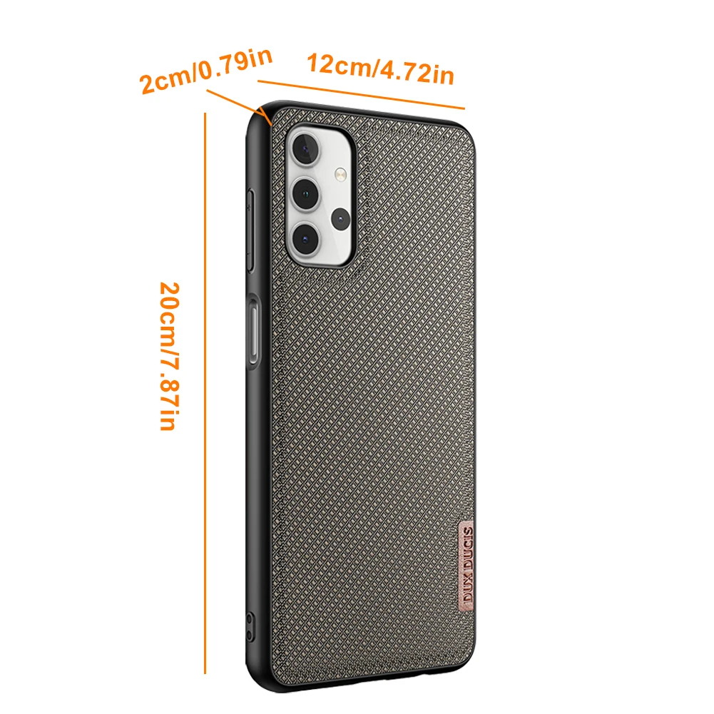 

Phone Case For Samsung Galaxy A32 5G Nylon Fiber Case Back Cover Shockproof Anti-Sweat Durable Non-Slip Phone Cover Protect