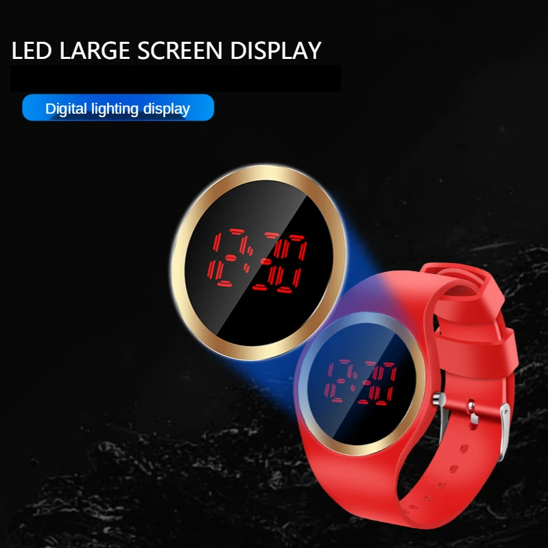 Sports Digital Watches Waterproof Women Watches 2022 Ladies Wrist watch Silicone Wristband Led Electronic Reloj Digital Hombre