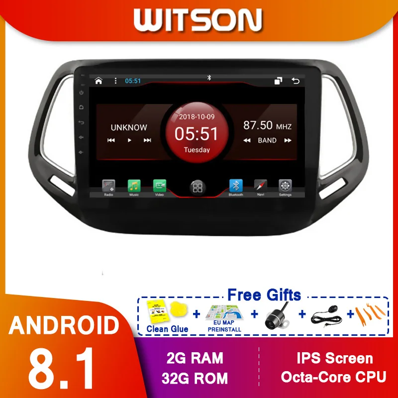 WITSON 10 2 &quotFULL HD сенсорный экран Android 0 Восьмиядерный Автомобильный GPS