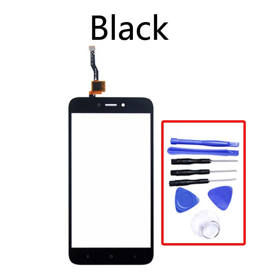 Black-With tool 5," для Xiaomi Redmi 5A Redmi5A Сенсорная панель Сенсорный ЖК-дисплей стеклянная линза Панель сенсорный экран дигитайзер - Цвет: Black-With tool