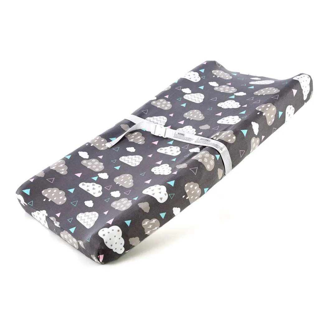 2 шт. пеленальный коврик для малышей портативный матрас с мультяшным принтом