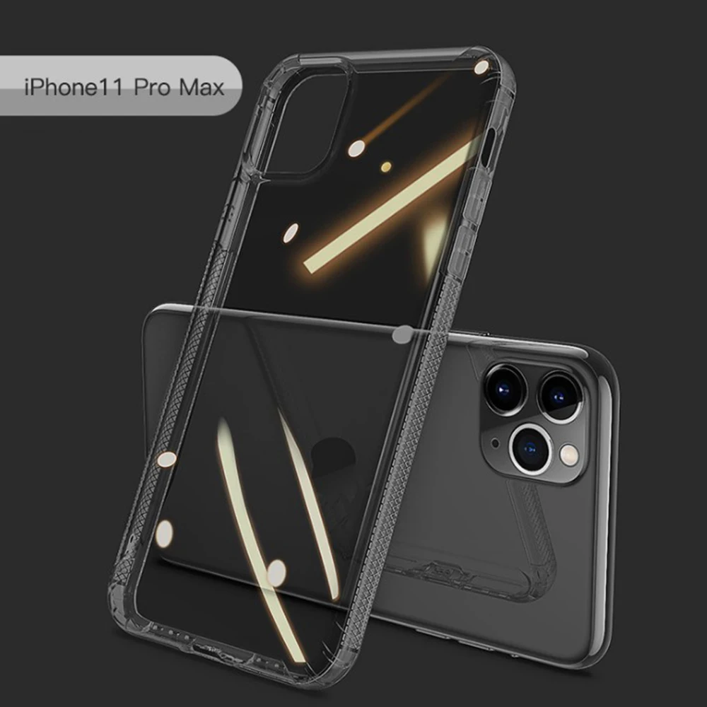 Новый цветной ударопрочный Прозрачный чехол для iphone 11 Pro X XS XR Max 6 6S 7 8 Plus мобильный