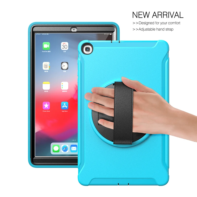 

Samsung Tab A 10.1 2019 Case Shockproof Drop Resistance Heavy-duty Shell Handheld Rotatable SM T510 T515 Case