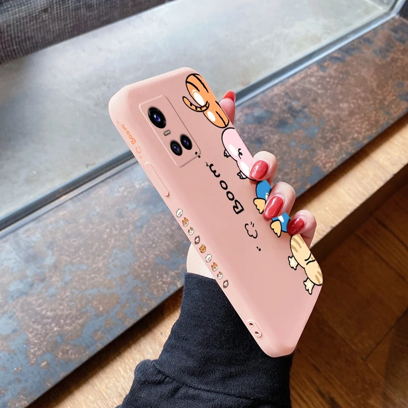 

For vivo s10 s10 Pro s9 Case with Cute pet pattern back cover Fall prevention casting