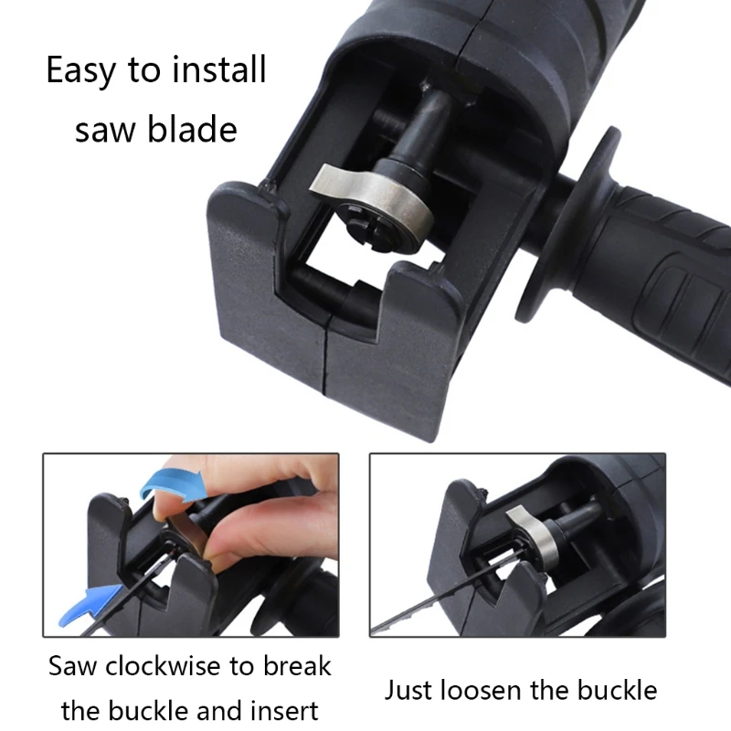 

K1KA Lightweight Electric Saw Reciprocating Saw Electric Drill Modified Tool Attachmenet for Metal Wood Plastic Cutting