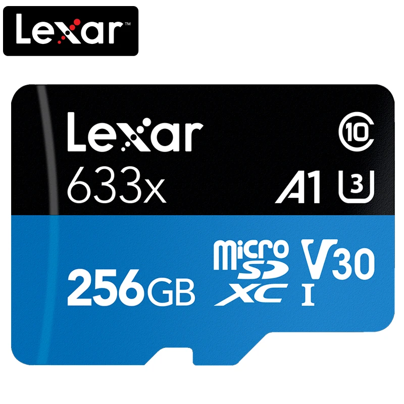 Карта памяти Micro SD Lexar 100% x 1 ТБ 633 ГБ до 95 м/с класс 10 256 оригинал | Компьютеры и офис