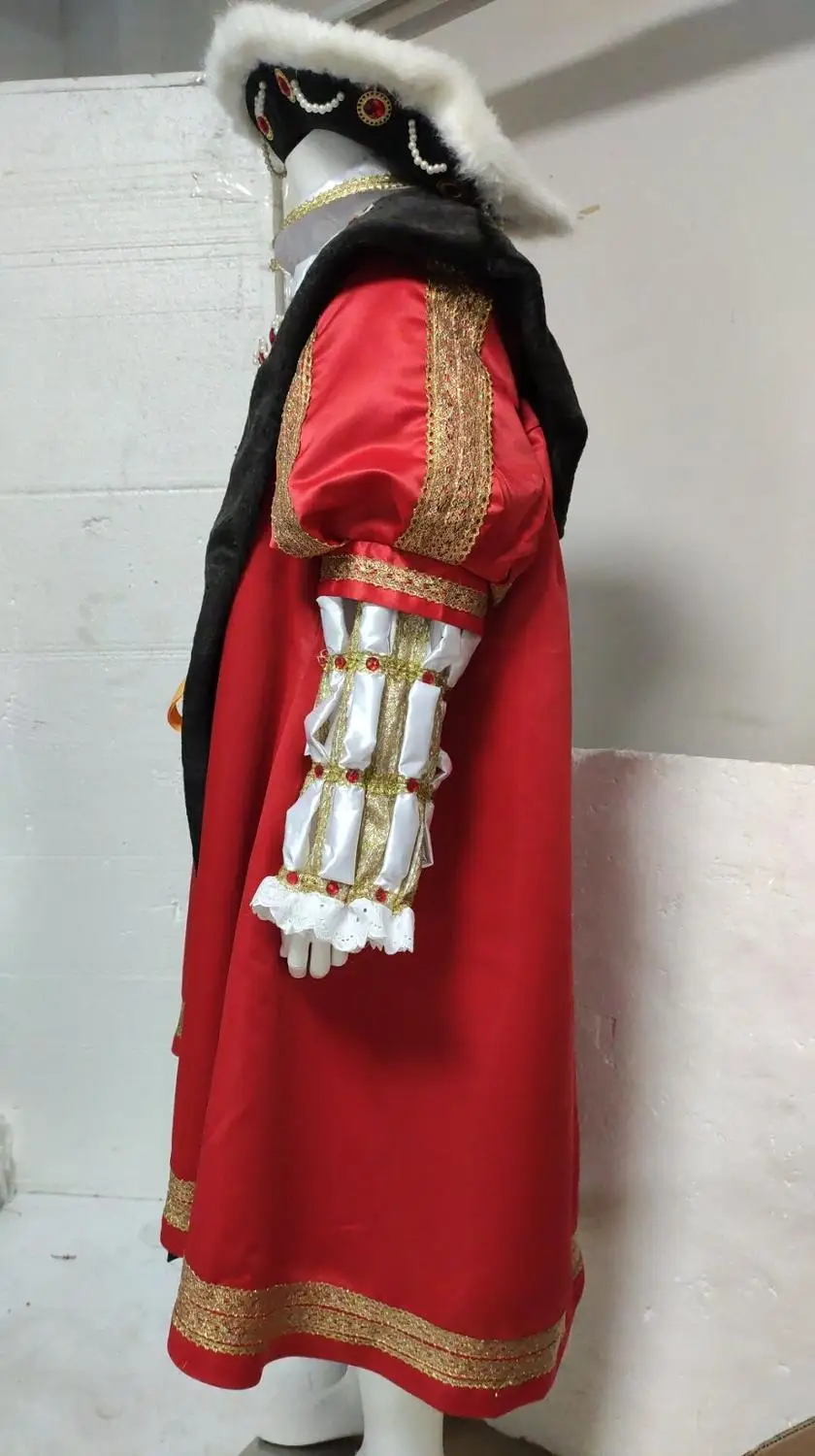 Средневековый Ренессанс Тудор Анны Болейн платье костюм короля Генри VIII рыцарь