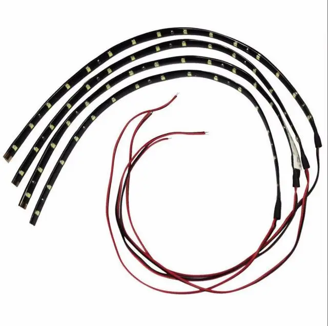 Новинка 10 шт. 30 см/15 светодиодный автомобиль солнечный Грузовик гибкие