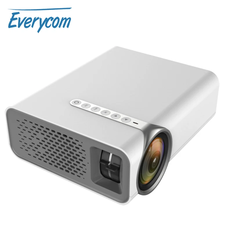 Everycom YG520 светодиодный портативный микропроектор с HDMI USB SD VGA AV домашний кинотеатр