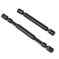 2pcs metal hardened drive shaft with internal spline cvd for 16 rc crawler axial scx6 jeep jlu wrangler 4wd rtr upgrade parts