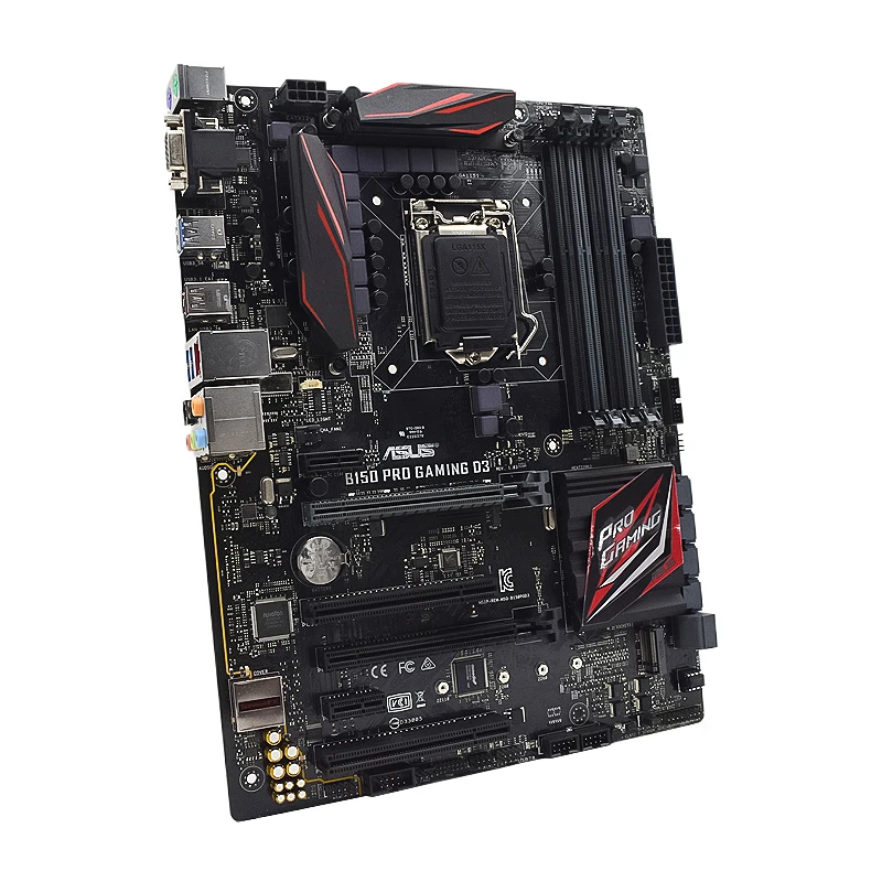 Комплект материнской платы ASUS B150 с процессором Intel I3-6100 и DDR3 8 ГБ ОЗУ платой PRO GAMING D3