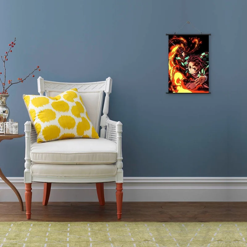 Настенный плакат с прокруткой японское аниме рассекающий демонов настенный