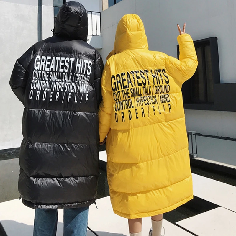 Женские зимние пальто 2021 Длинные парки женская пара черная/желтая/фиолетовая