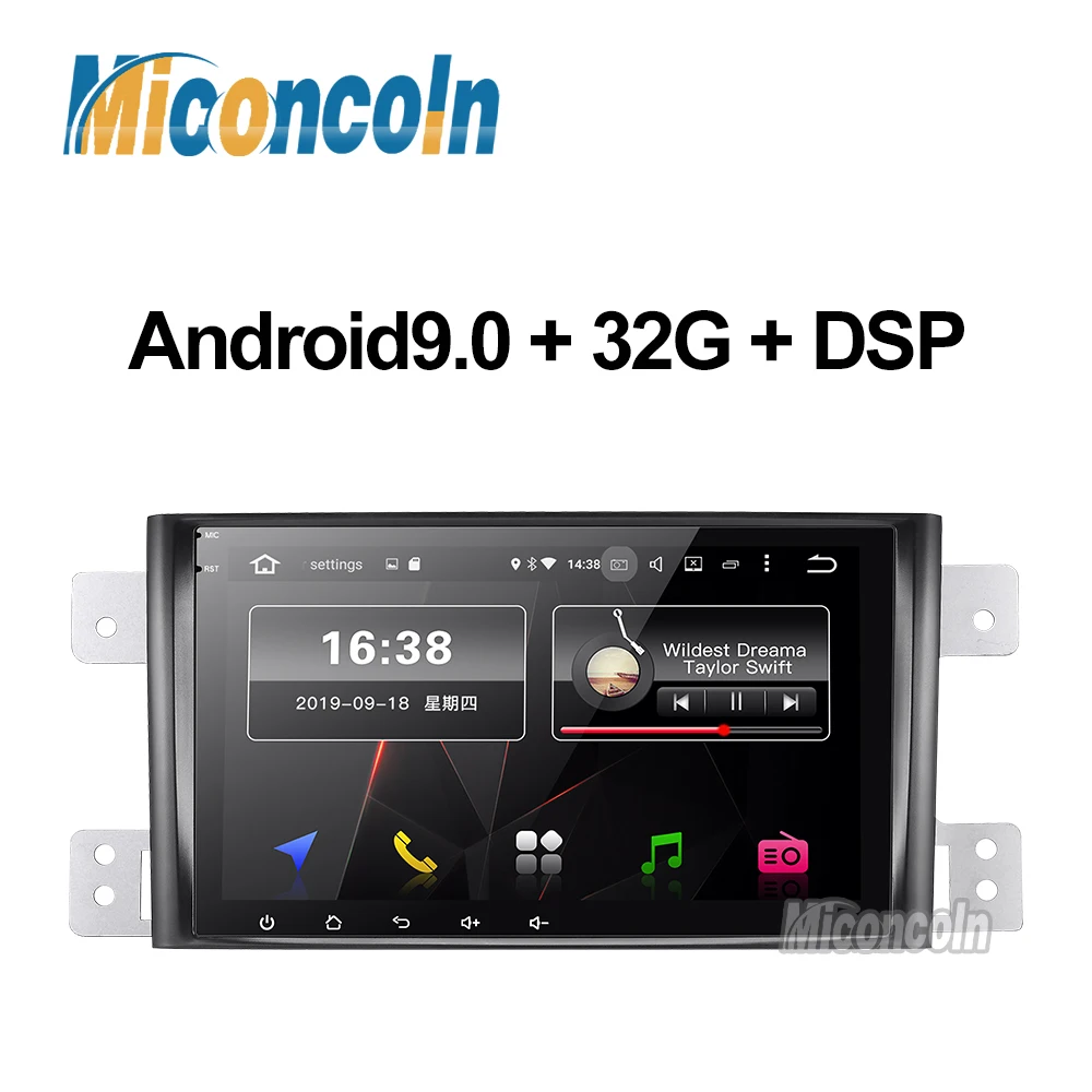 PX30 32G Android 9 0 автомобильный dvd для Suzuki Grand Vitara 2005 2012 мультимедиа головное устройство