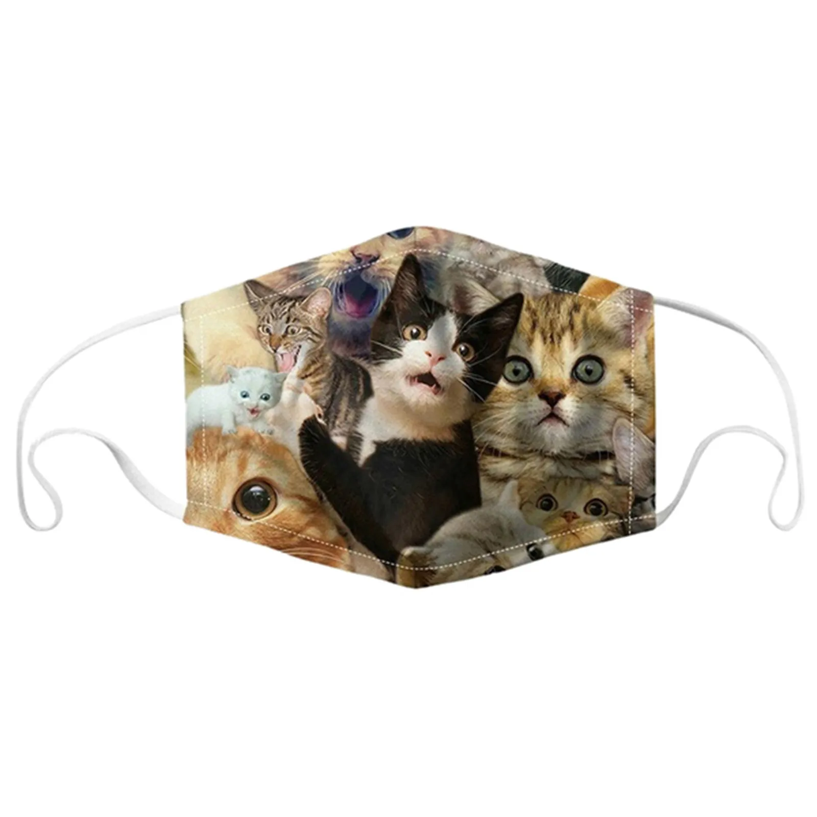 1 шт. Безшовные разноцветные маски с защитой от пыли для защиты моющиеся