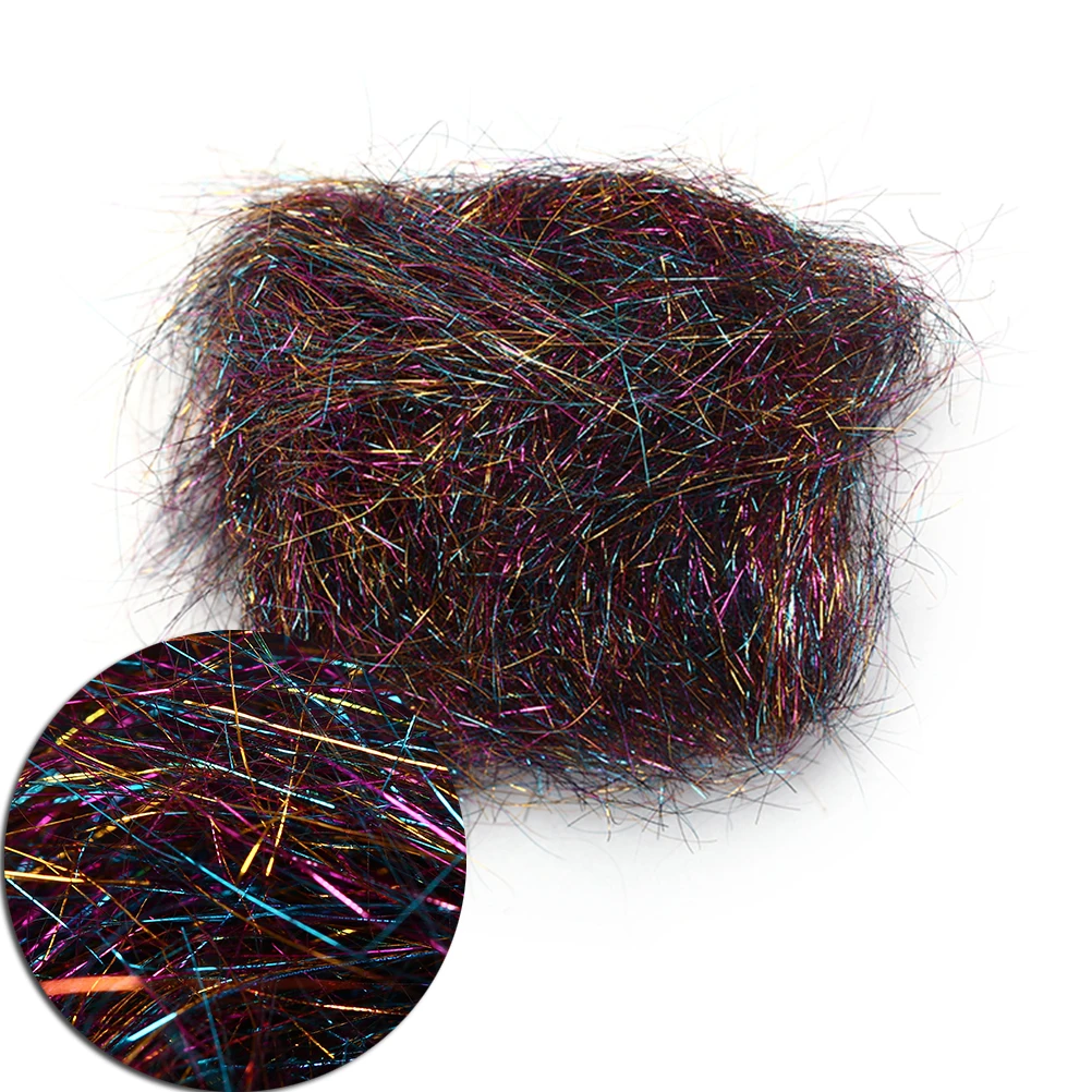 Ice Dub для завязывания мух синтетическое блестящее дубляжное волокно Nymph Scud