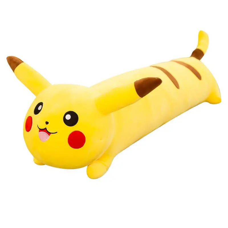 50-130cm alta calidad Pikachu de felpa de juguete, almohada de peluche de juguete Kawaii Pokemon mu&ntilde;ecas Anime juguetes para los ni&ntilde;os mu&ntilde;eca de regalo de cumplea&ntilde;os-5