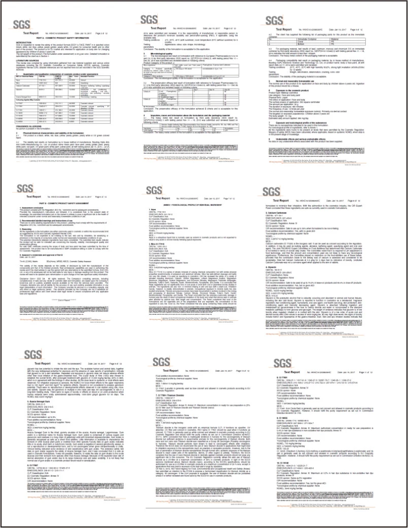 Набор из 7 штук УФ-пастельные цветные флуоресцентные краски на водной основе для