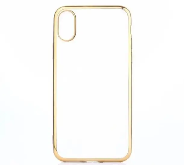 Мягкий ТПУ для Iphone 11 Pro XR XS MX X 9 8 7 6 Plus Galaxy Note 10 S9 S10 5G S10e Bling хромированный
