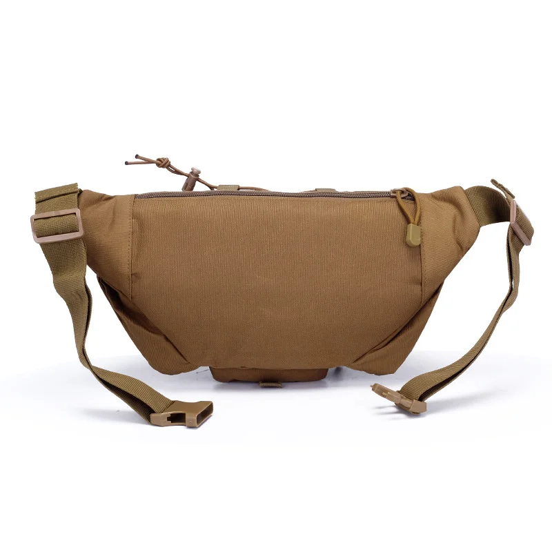 

Military Fan Bag Sports Outdoor Large-Capacity Waterproof Tactical Waist Bag Riding Travel Running Multi-Function Chest Bag
