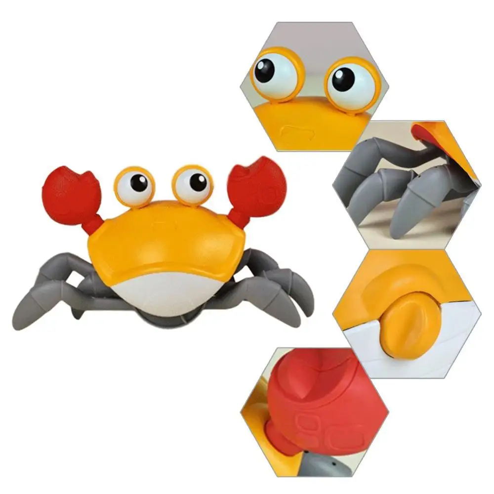 Большой краб Детские Игрушки для ванны заводные водные игрушки Классическая игра летние уличные пляжные