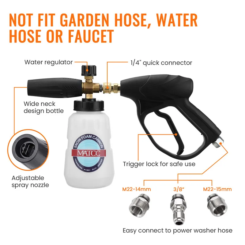Цена Комплект пистолета-распылителя высокого давления, портативный распылитель, насадка, мойщик, пистолет с быстрым разъемом 1/4 дюйма для чистки... Продажа Комплект пистолета-распылителя высокого давления, портативный распылитель, насадка, мойщик, пистолет с быстрым разъемом 1/4 дюйма для чистки...