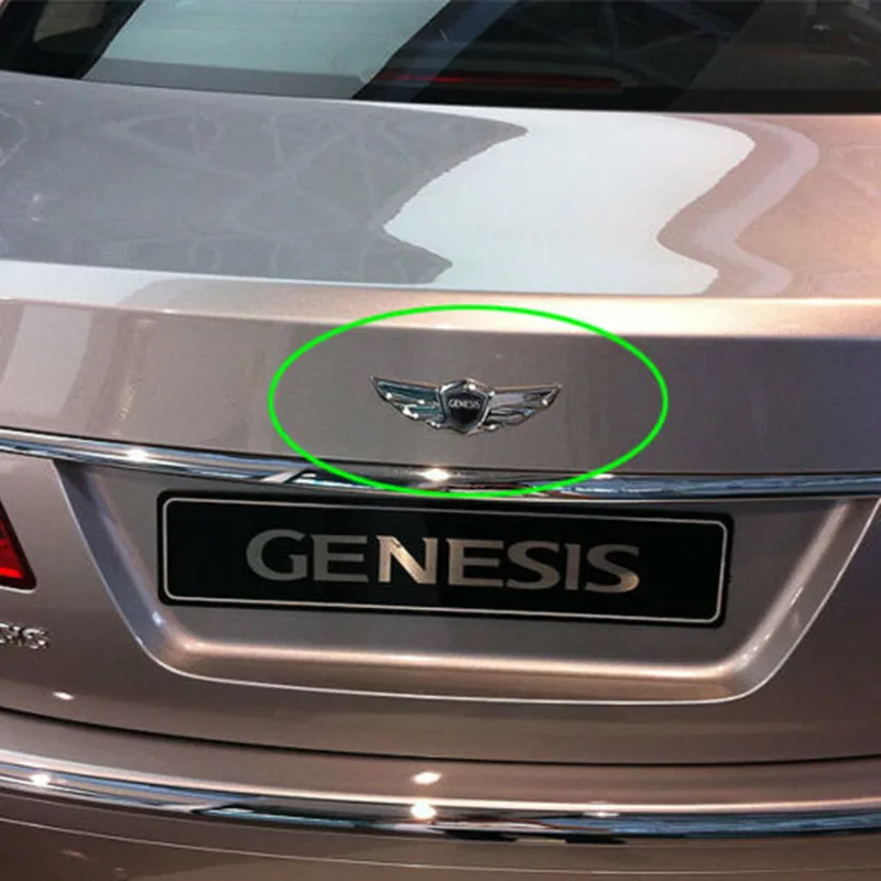Натуральная задний багажник эмблема на крыло для 2009-2014 Hyundai Genesis OEM 863303M500 86330 3M500