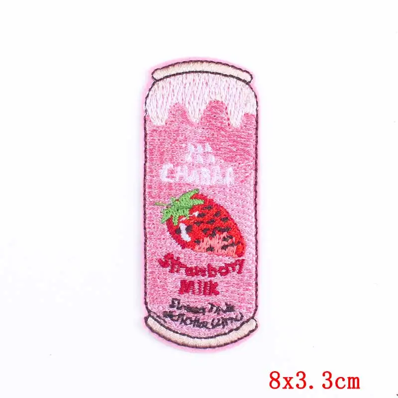 Патчи для напитков с десертом патчи утюга на одежду вышитые одежды аксессуары |