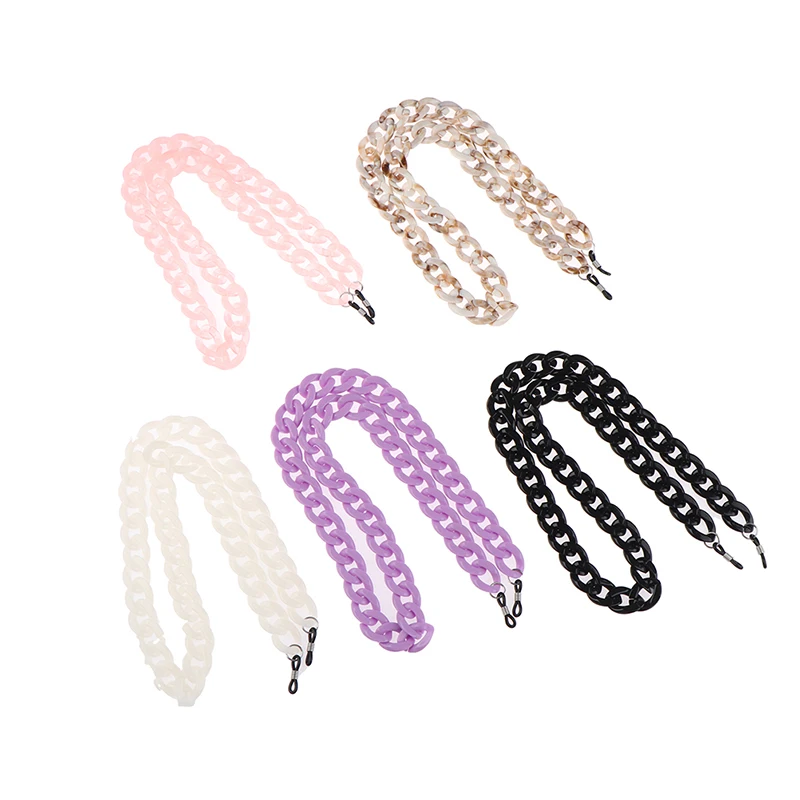 

Chic Women Sunglasses Chain Acrylic Reading Glasses Chains Hanging Neck Cords Holder Eyeglasses Strap Lanyards