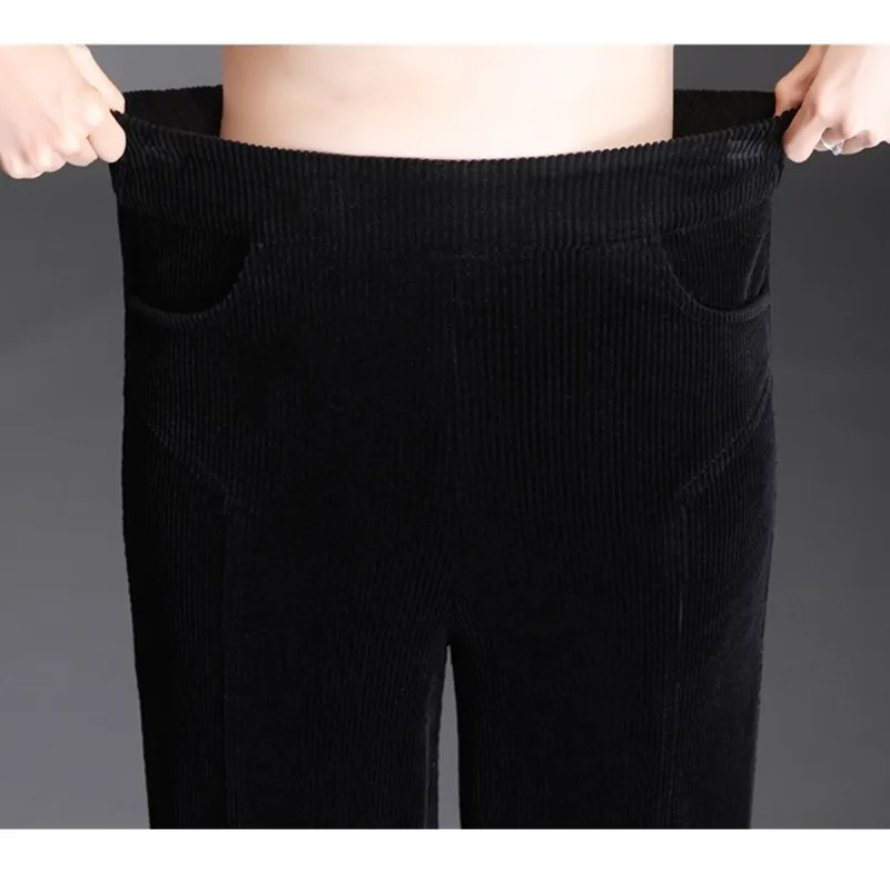 

Corduroy Pants Women's Fashion 2020 Spring Summer Loose Stretch waist Harem Pants Plus size Female Casual Ankle length pants