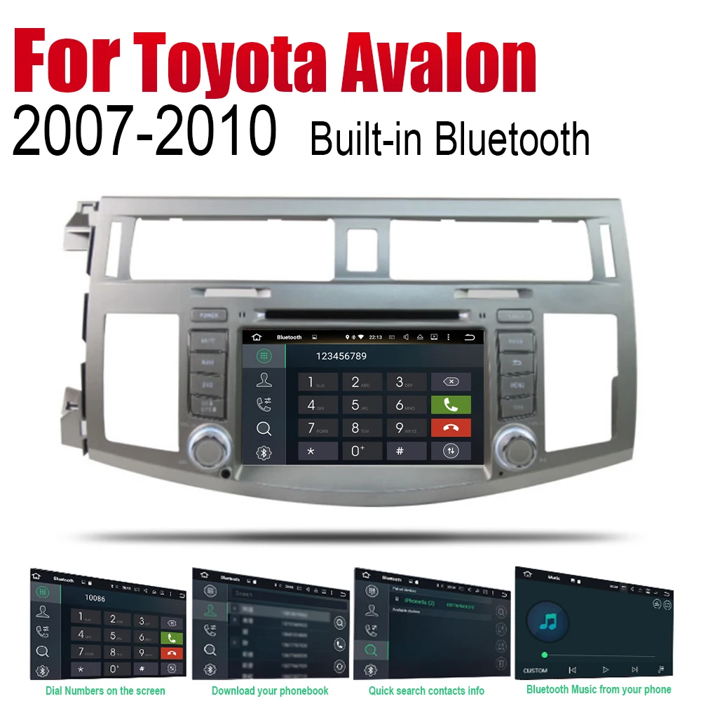 Автомобильные аксессуары для Toyota Avalon 2007 ~ 2010 2din Android мультимедийный DVD-плеер