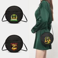 2022 circular bags for women mini bag shoulder messenger bags cobra printing clutch storage coin purse tote underarm makeup bags