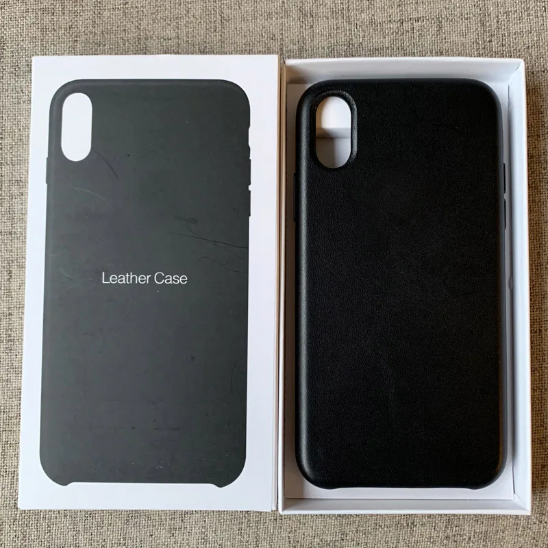 Кнопка для iphone 8 Plus XS Max чехол из искусственной кожи официальный Lo-go Защитный чехол для iphone X XS XR чехол с коробкой