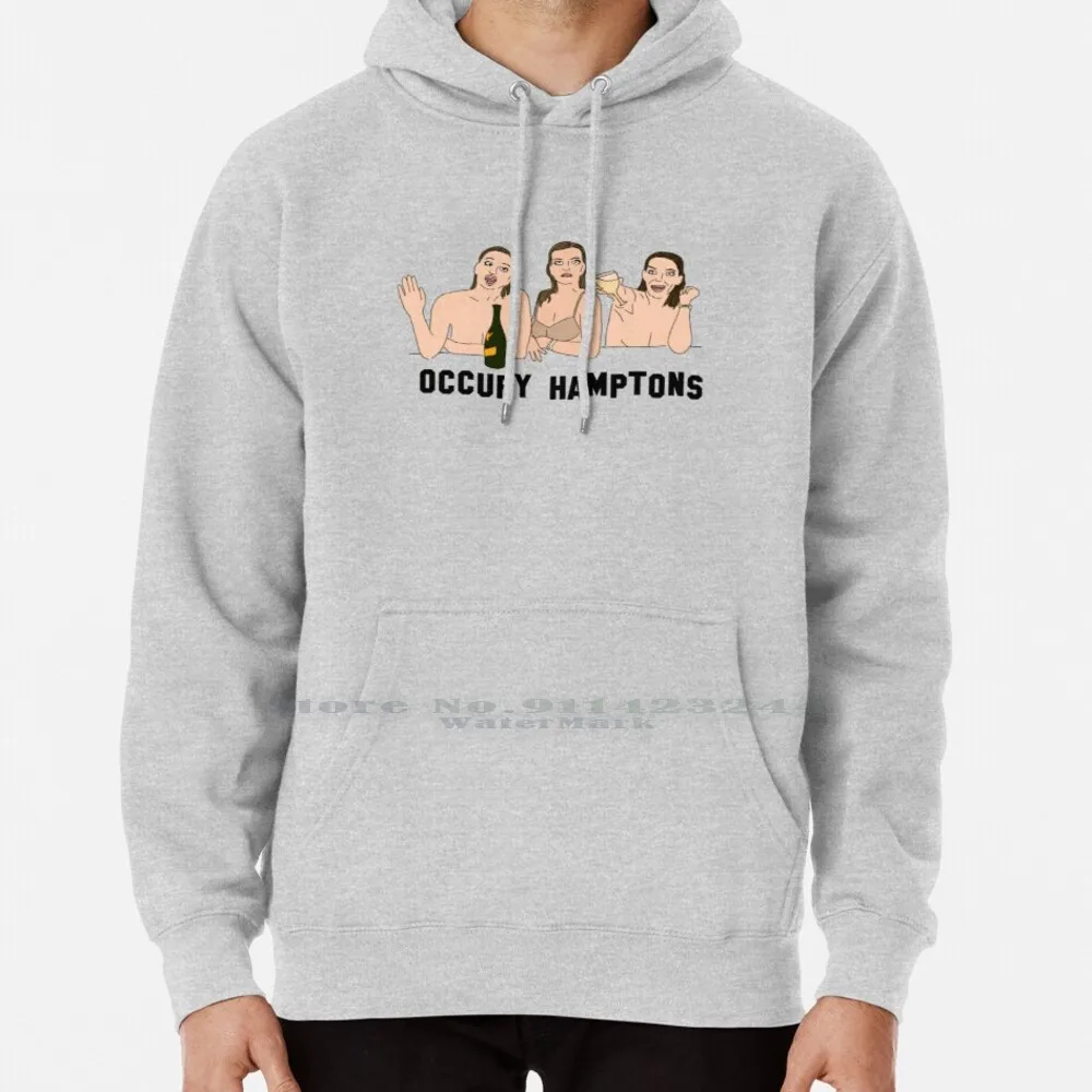 

Occupy Hamptons-The Peach Fuzz Hoodie Sweater 6xl Cotton Rhony Bravo Reality Tv Vacation Retro Souvenir Real Housewives Of New