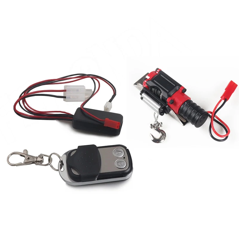Автоматическая лебедка красный и беспроводной пульт дистанционного управления