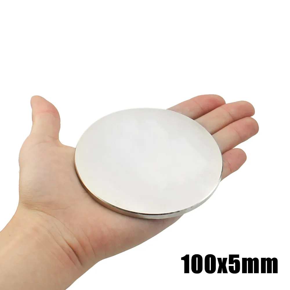 Неодимовые магниты NdFeB редкоземельные диаметр 100 мм x 5 N35 1 шт.|disc magnets|neodymium disc