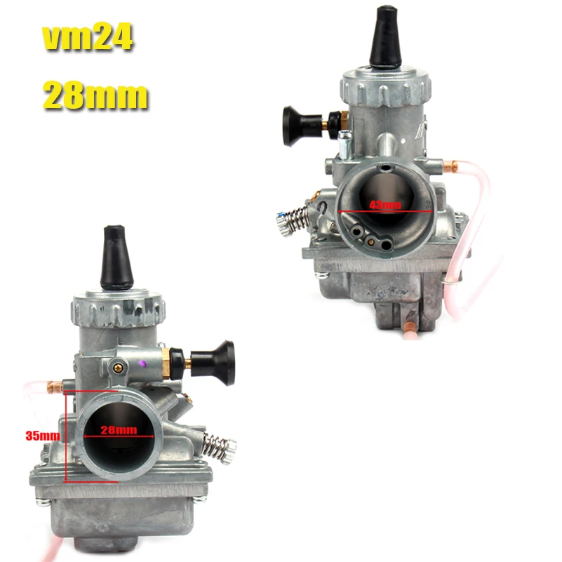 Фото Карбюратор Mikuni VM16 VM22 VM24 VM26, карбюратор для Honda, для мотоциклов Yamaha 110cc-250cc Dirt Pit Bike ATV, 19 мм, 26 мм, 28 мм, 30 мм №4