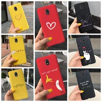 for samsung galaxy j7 2017 j730fds case couples cartoon lovely heart painted silicone cover for samsung j7 2017 j730fmds 5 5