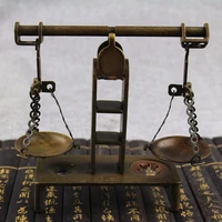 weighing scale for collection of new fine copper ornaments and retro gifts