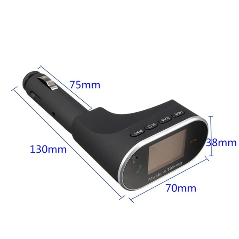

Car Wireless LCD Bluetooth 2.1 Handfree USB MP3 Player FM Transmitter Modulator