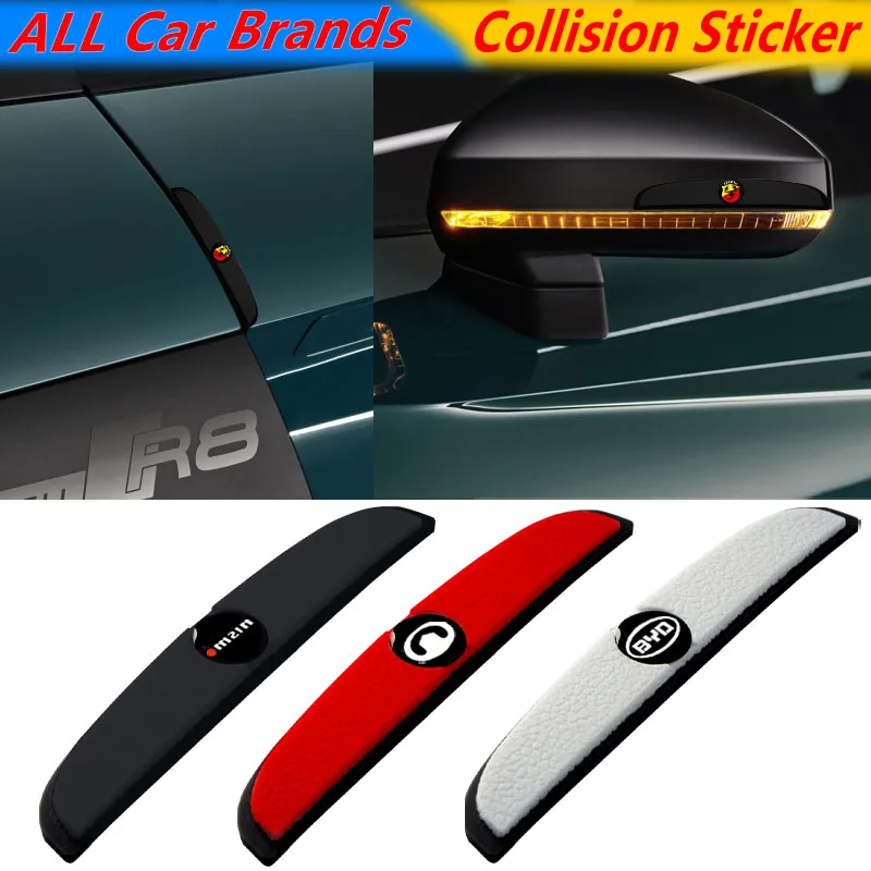 

4pcs Car Door Logo Anti-Collision Strip Luminous Sticker For Dacias Duster 2020 Logan Sandero Stepway Lodgy Stepwa MCV 2 Spring