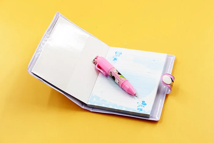 Мини-ноутбук Микки ЦУМ + Шариковая ручка Disney милая мультяшная записывающая