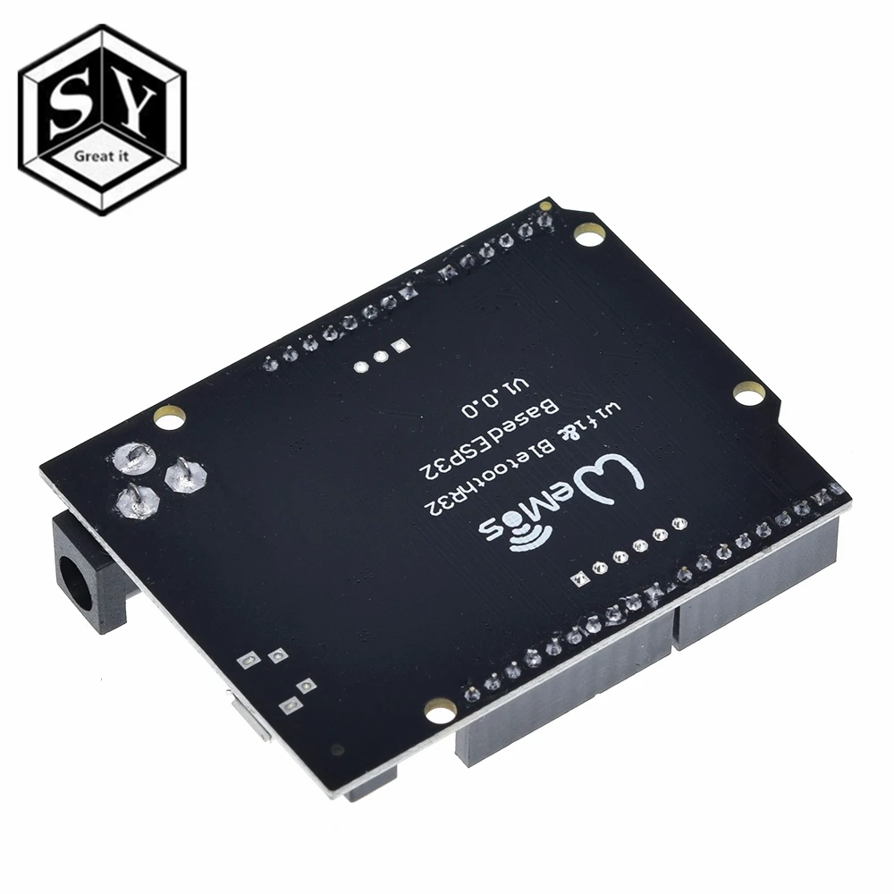 Отлично подходит для Wemos D1 ESP32 ESP 32 Wi Fi Bluetooth 4MB Flash UNO R32 плата модуля CH340 CH340G макетная