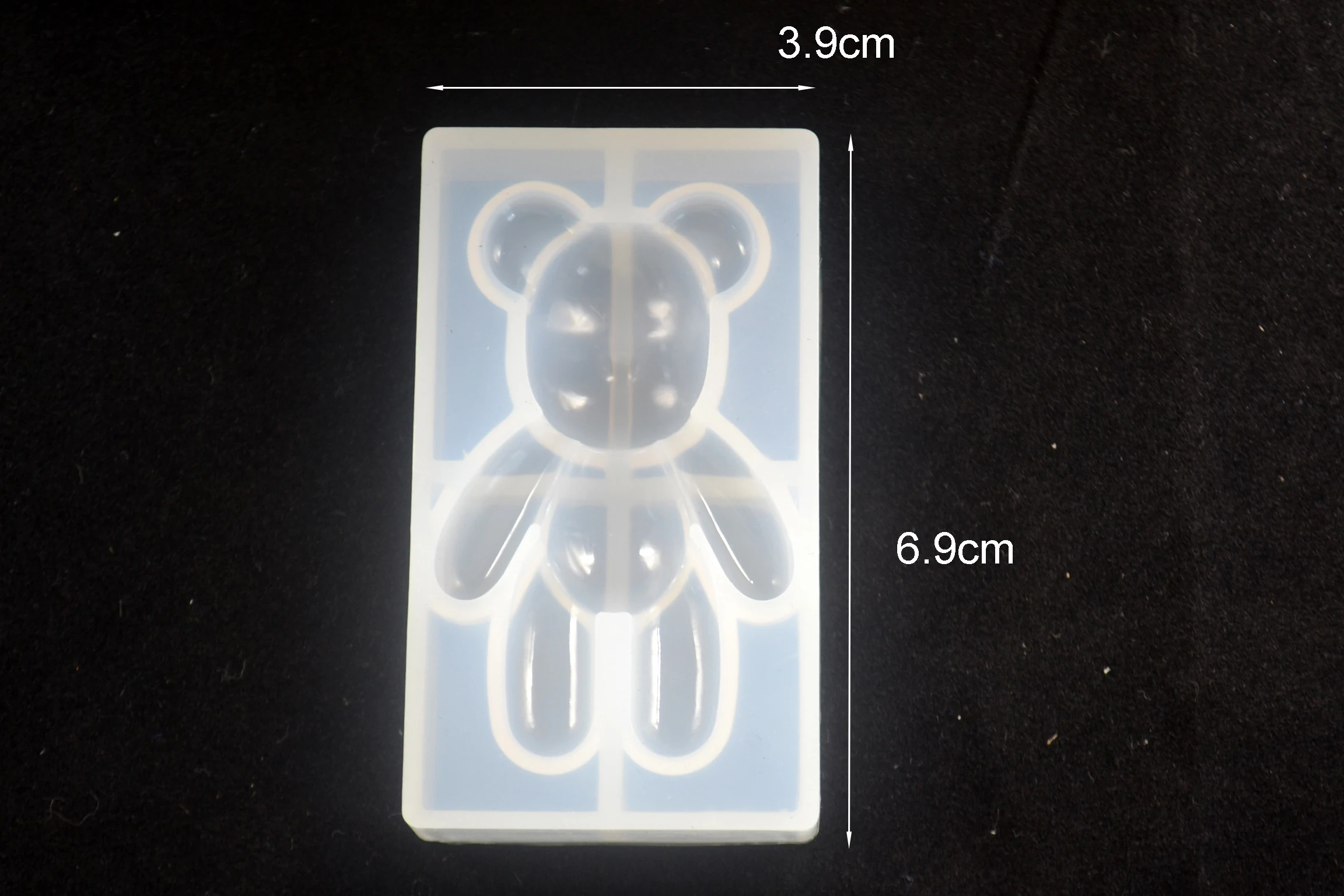 Милый Кот в виде медвежьей лапы кости УФ отверждаемая эпоксидная смола клей на