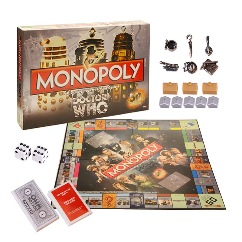 Оригинальная Монополия Doctow 50 я Юбилейная версия быстрая торговля товарами