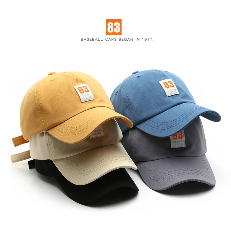 

SLECKTON Fashion Baseball Cap for Women 2021 Spring Summer Men Hats Cotton Patch Snapback Hat Casual Breathable Unisex Gorras