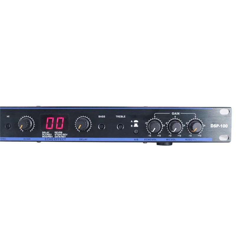 DSP-100 предусилитель караоке цифровой эхо реверберация
