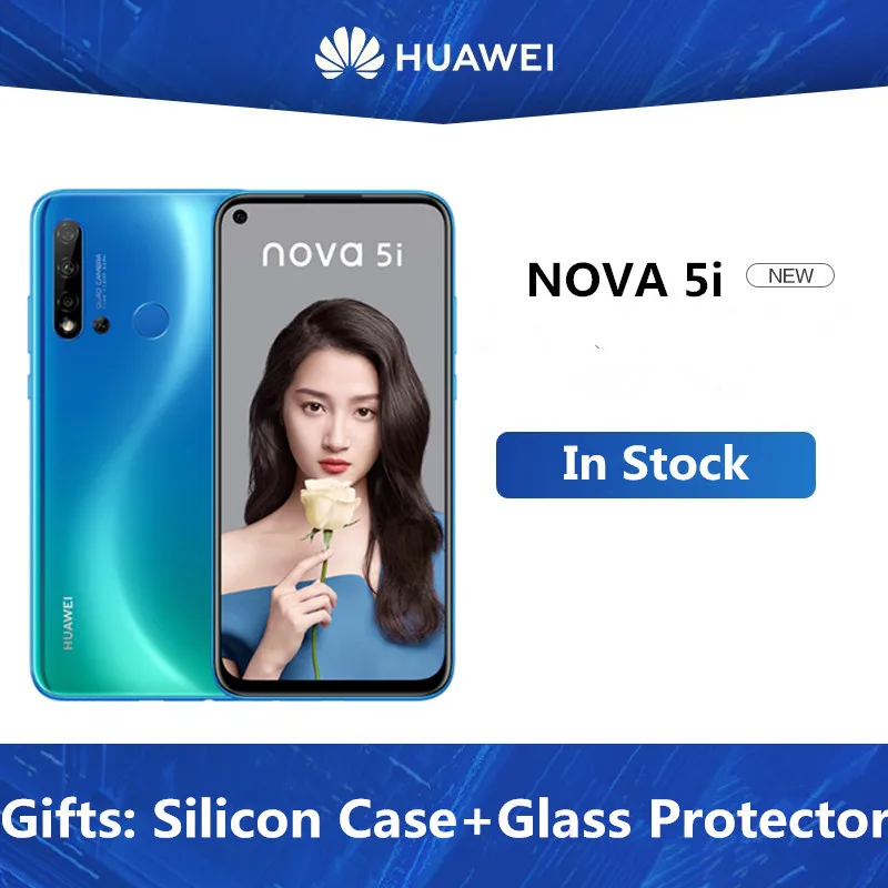 HuaWei Nova 5i мобильный телефон Kirin 710 Android 9,0 6," полный экран 5* Камера отпечаток пальца OTG 8 Гб ram 128 ГБ rom рекордер звонков