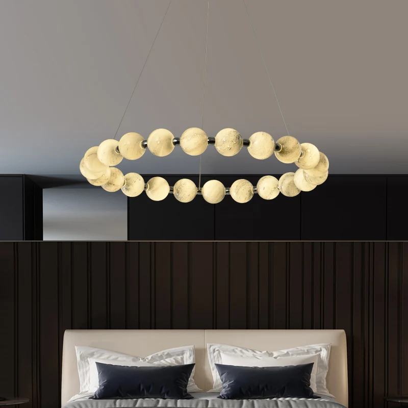 

Скандинавская Люстра для гостиной Волшебная люстра INS сетчатая красная современная простая Роскошная атмосферная лампа